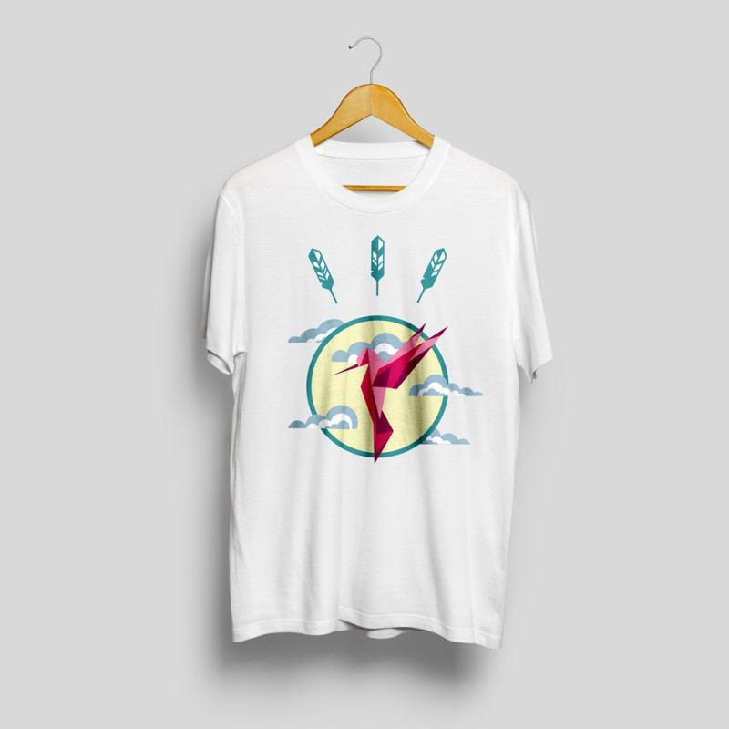T-shirt imprimé colibri T-shirt imprimé colibri